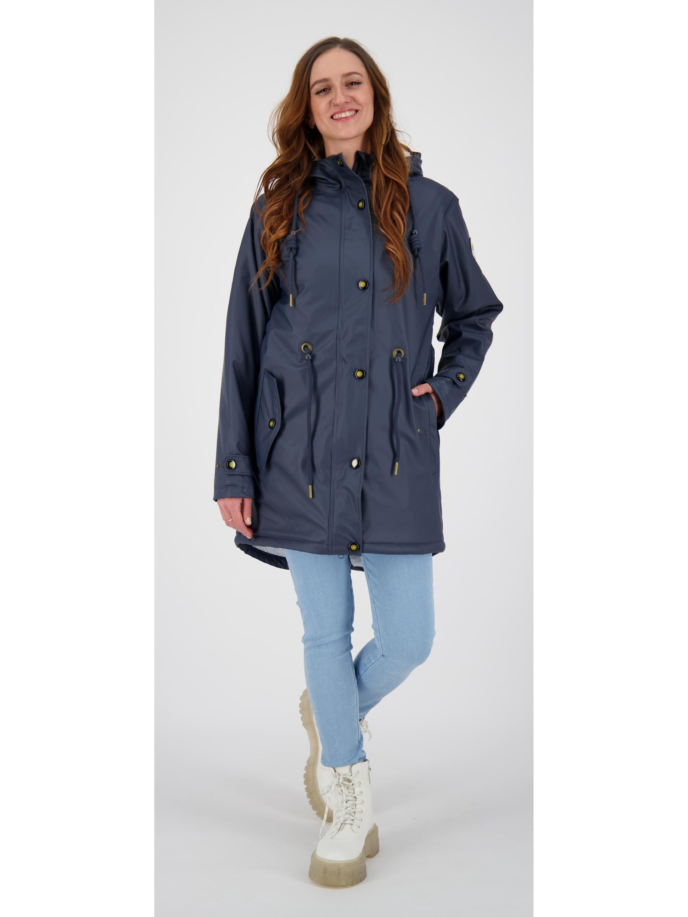 ankerglut Functionele mantel 'Friesennerz ankergluttraum WMN' in Blauw