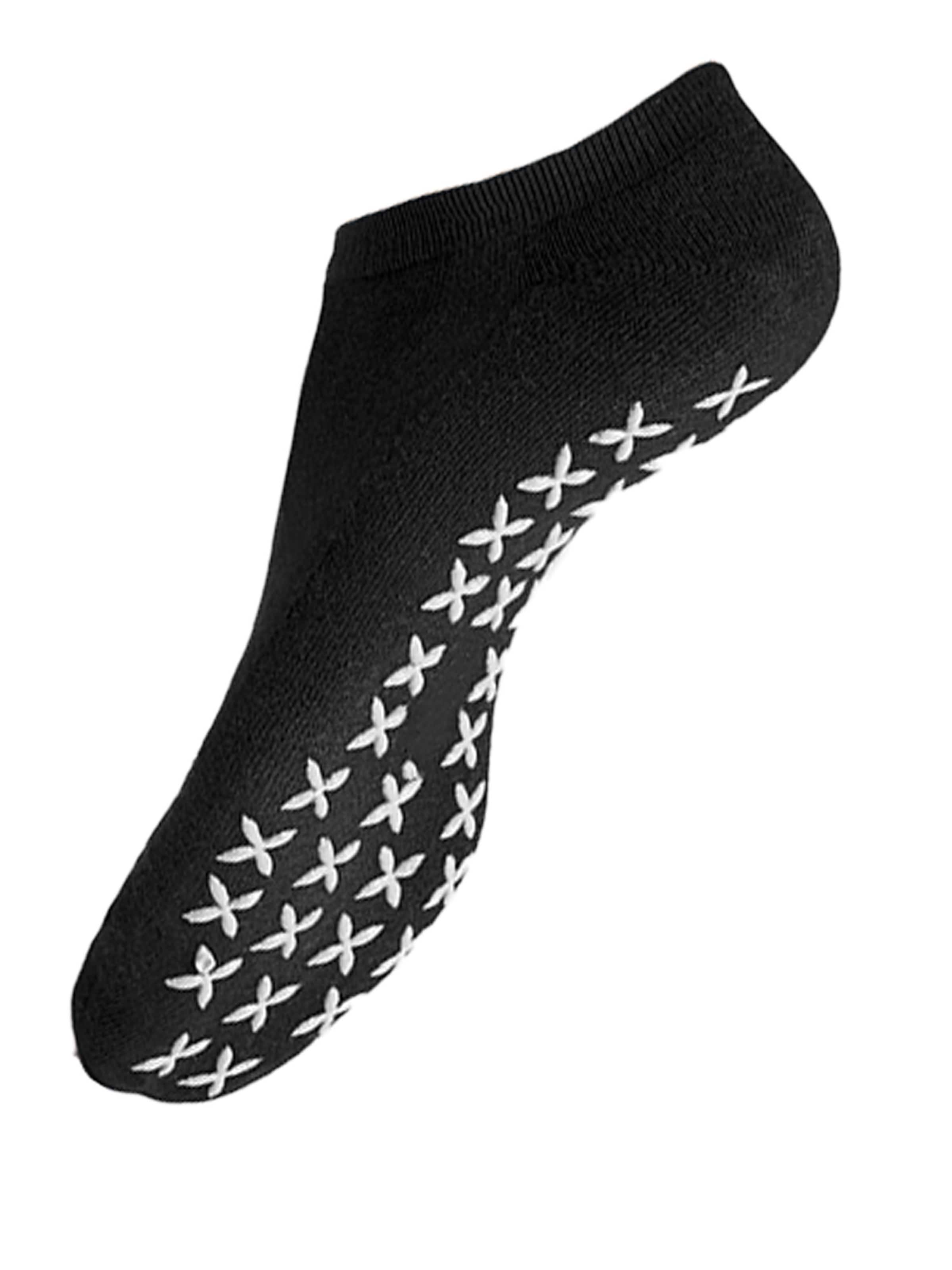 Hudson Socken 'Homepads' in Schwarz: Vorderseite