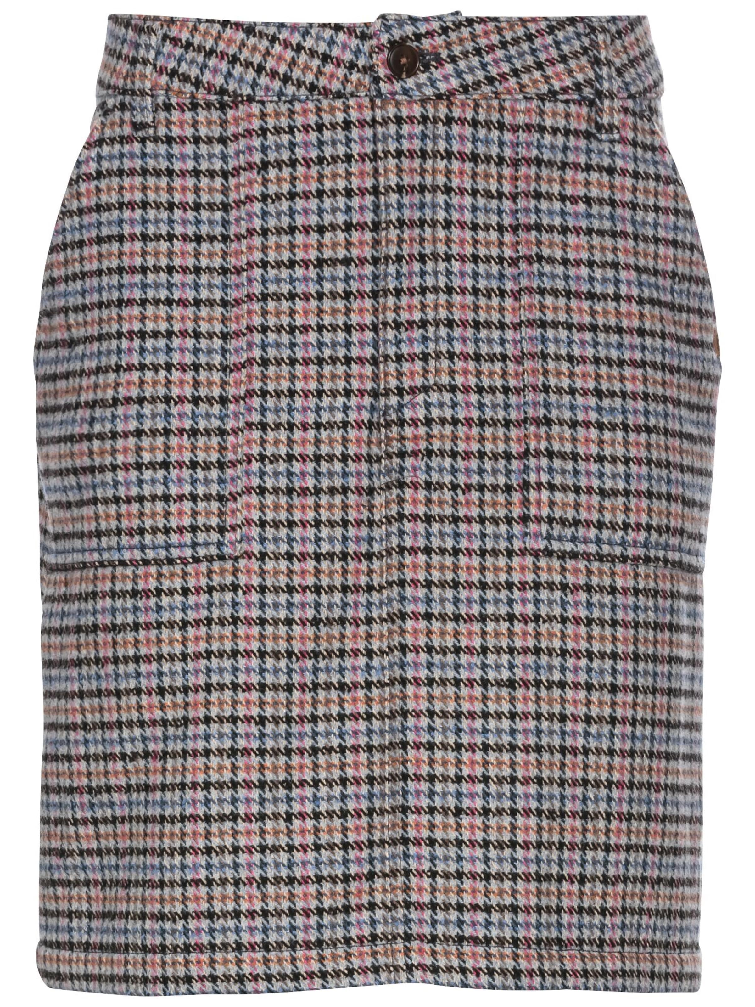 CAMEL ACTIVE Rock mit kariertem Muster in Blau: Vorderseite