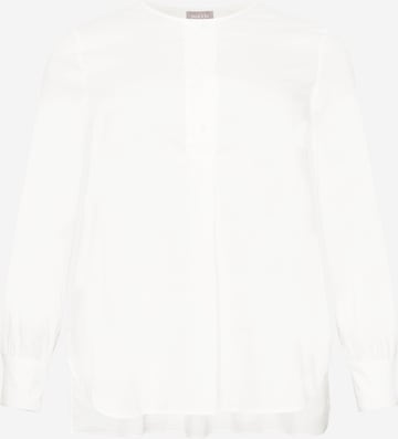 SAMOON - Blusa en blanco: frente