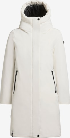 khujo Wintermantel 'Nellen2' in Wit: voorkant