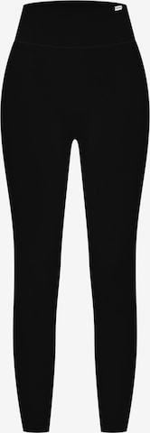 Smilodox Skinny Sporthose 'Amaze Scrunch' in Schwarz: predná strana