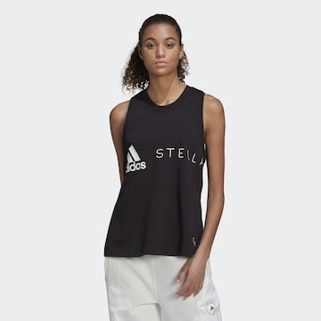 ADIDAS BY STELLA MCCARTNEY Sports Top in Black: front