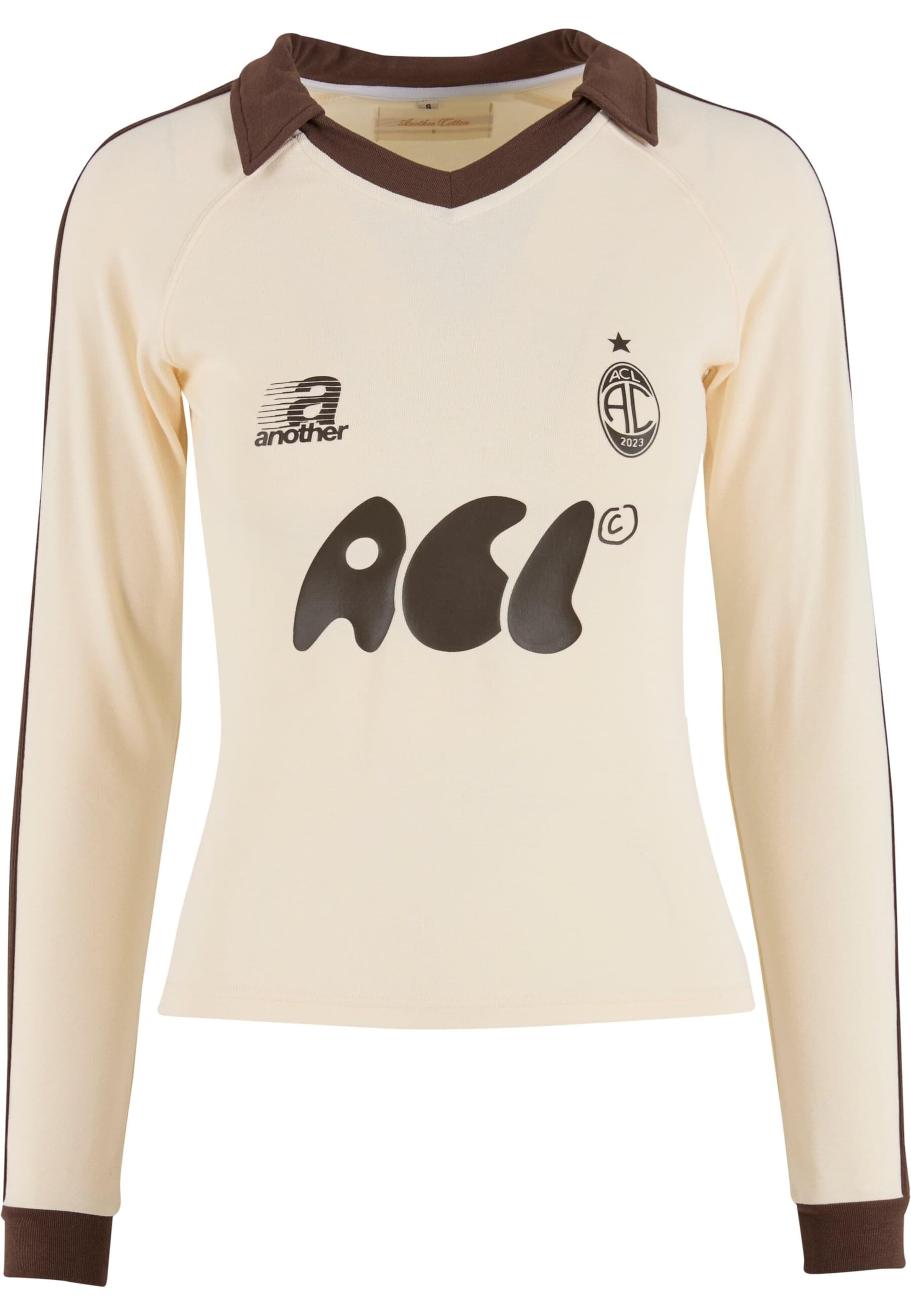 T-shirt Another Cotton Lab en blanc : devant
