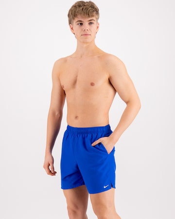 Nike Swim Sportbadbyxa i blå: framsida