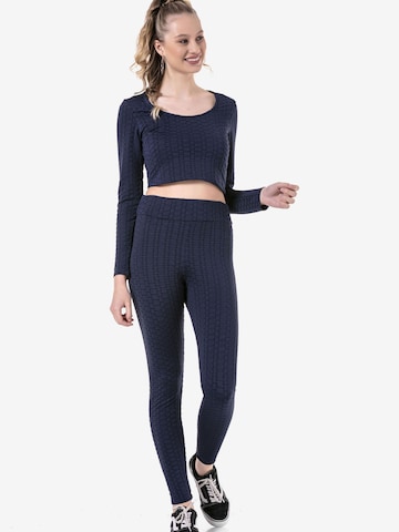 CIPO & BAXX Joggingpak in Blauw: voorkant