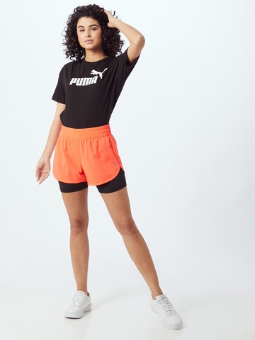 PUMA - Skinny Pantalón deportivo en naranja