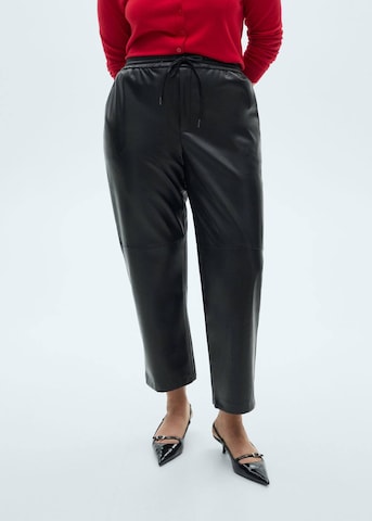 Regular Pantalon 'Apple' MANGO en noir : devant