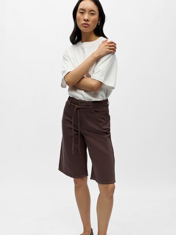 Regular Pantalon OBJECT en marron