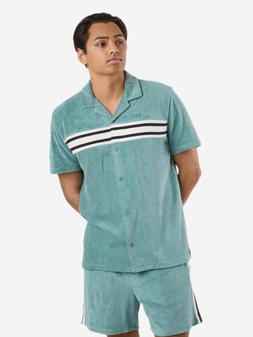 Denim Factory Comfort fit Button Up Shirt 'Resort' in Blue: front
