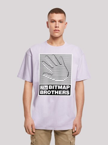 T-Shirt 'SEVENSQUARED' F4NT4STIC en violet : devant