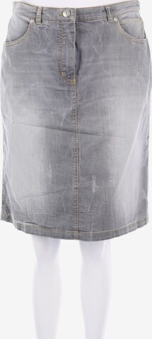 ALBA MODA Jeansrock S in Grau: predná strana