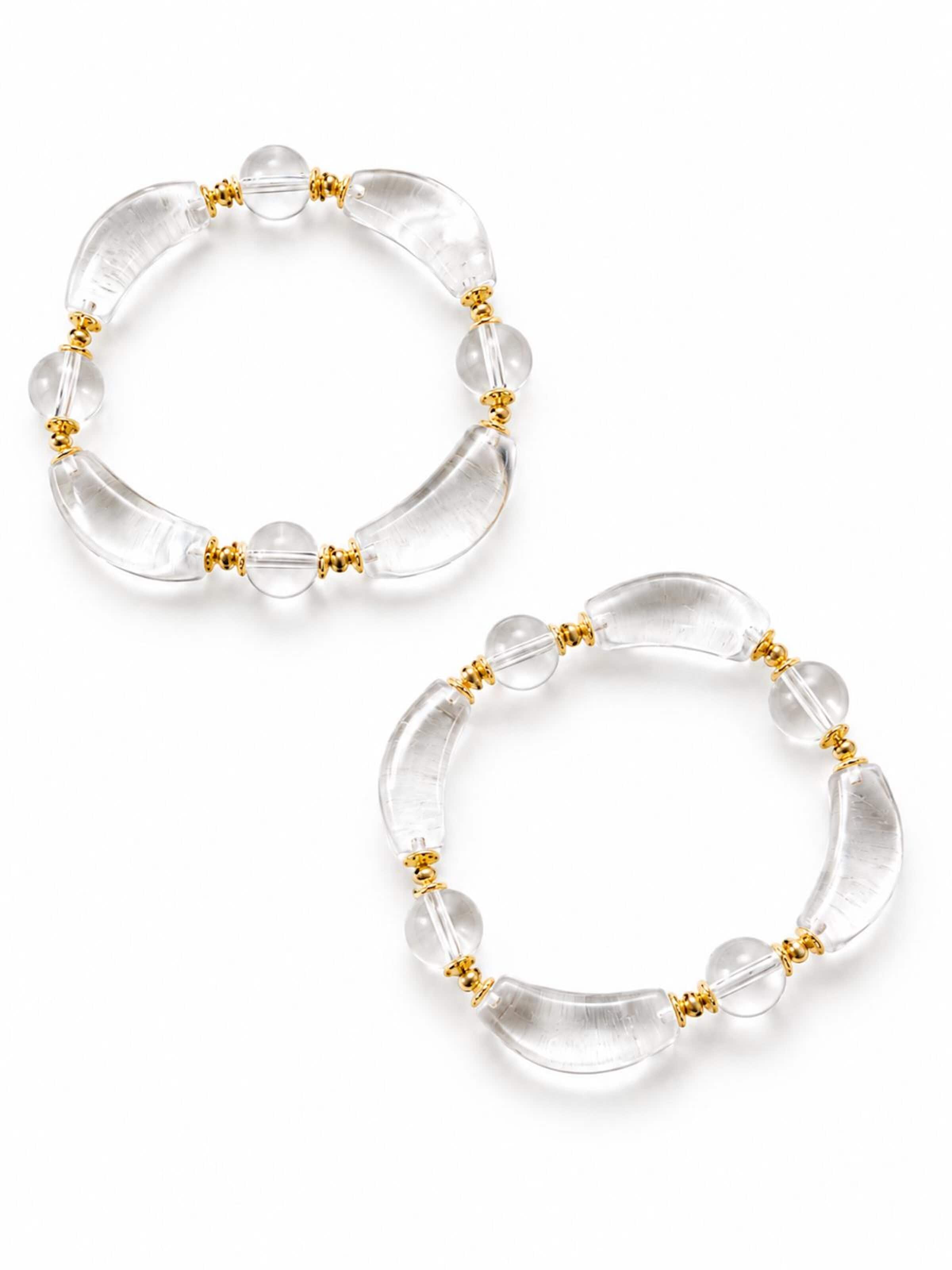 Bracelet 'Moonlit' LanLivia en or : devant