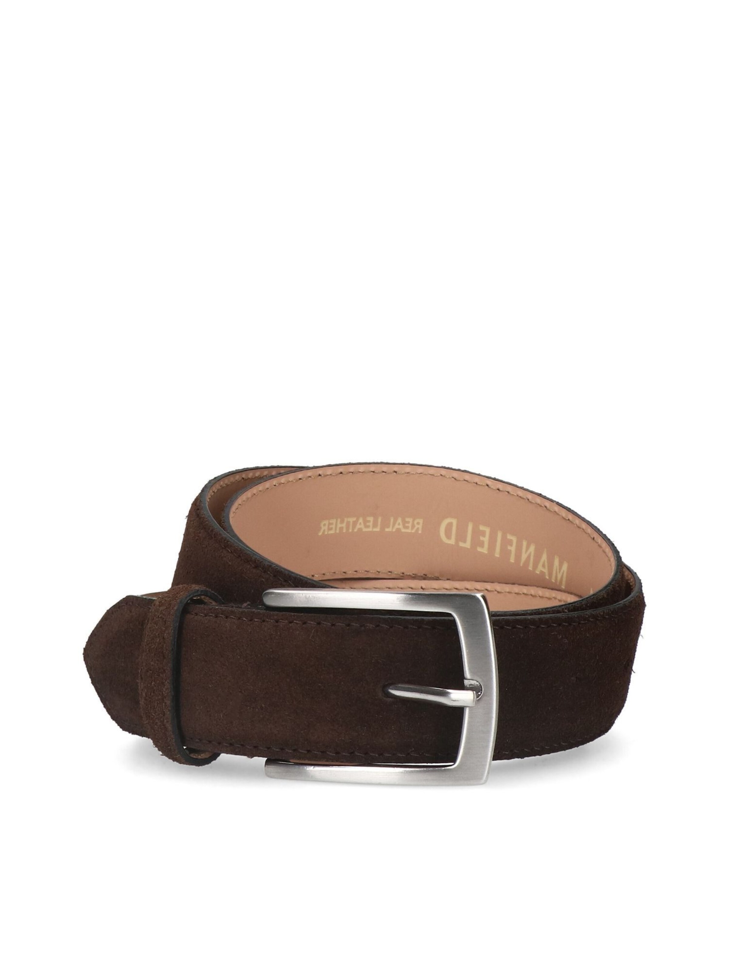 Ceinture MANFIELD en marron : devant