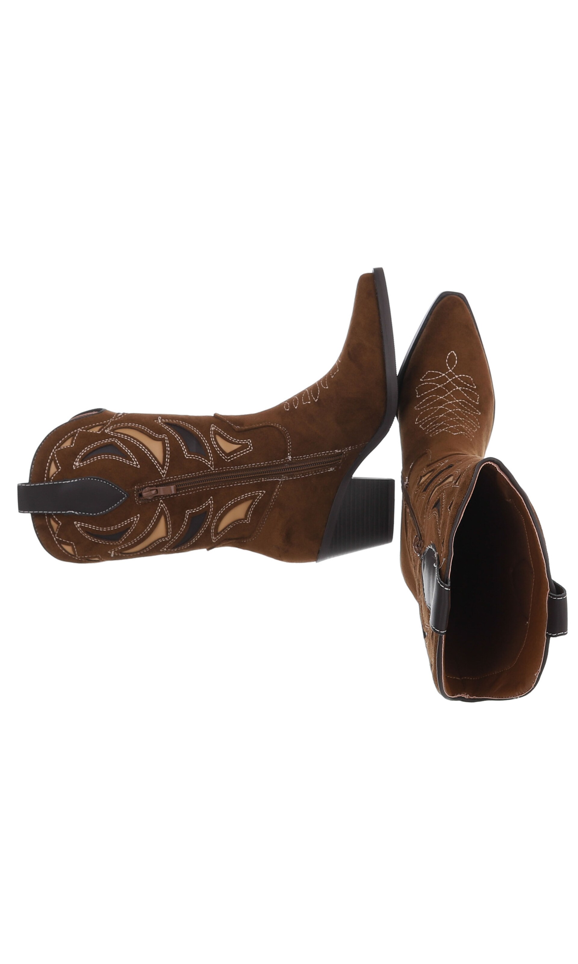Ital-Design Cowboy Boots in Brown