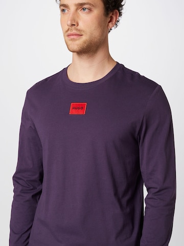T-Shirt 'Diragolo' HUGO Red en violet