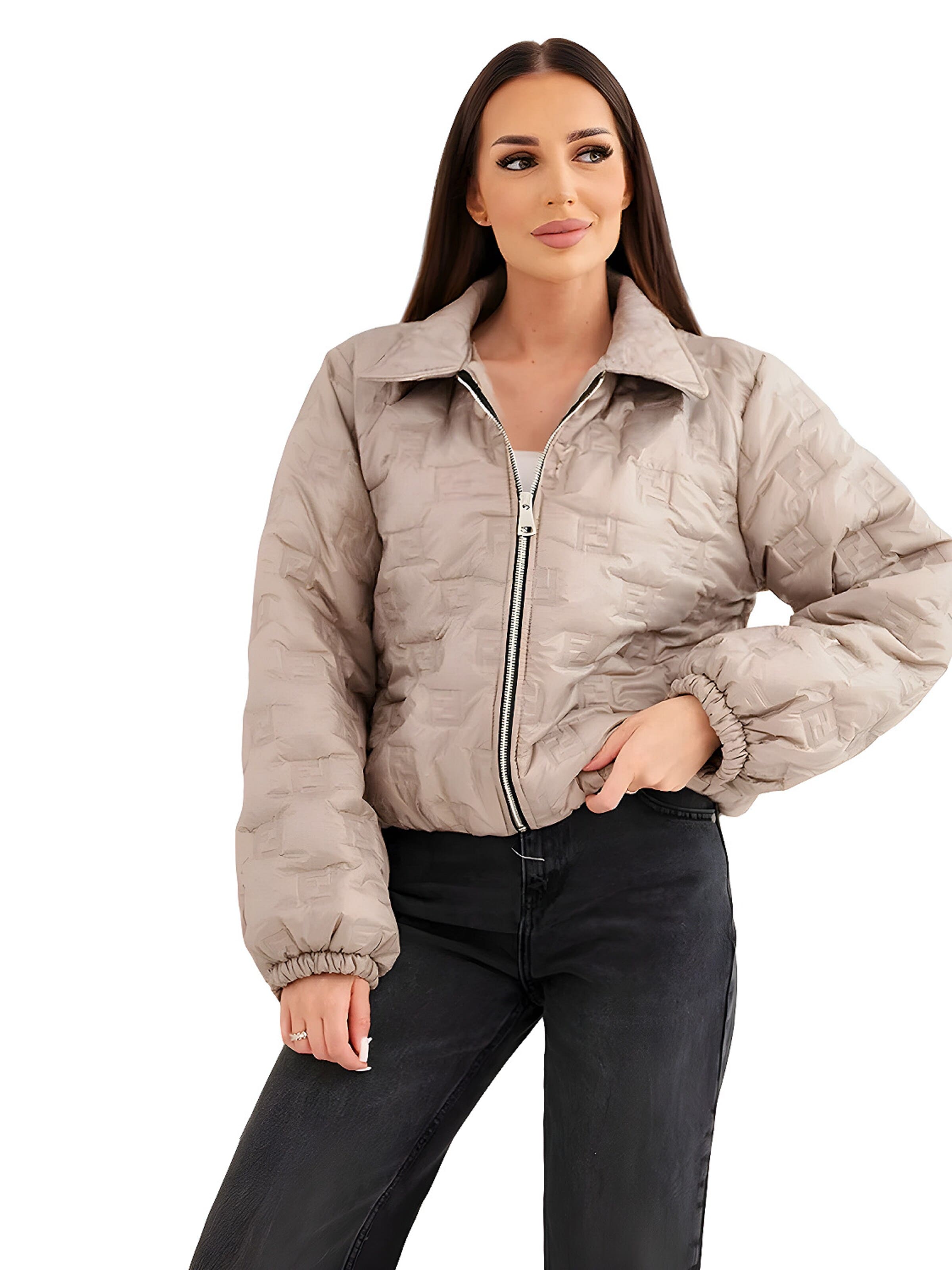 Lumera Zimní bunda 'Venezia' – šedá: přední strana