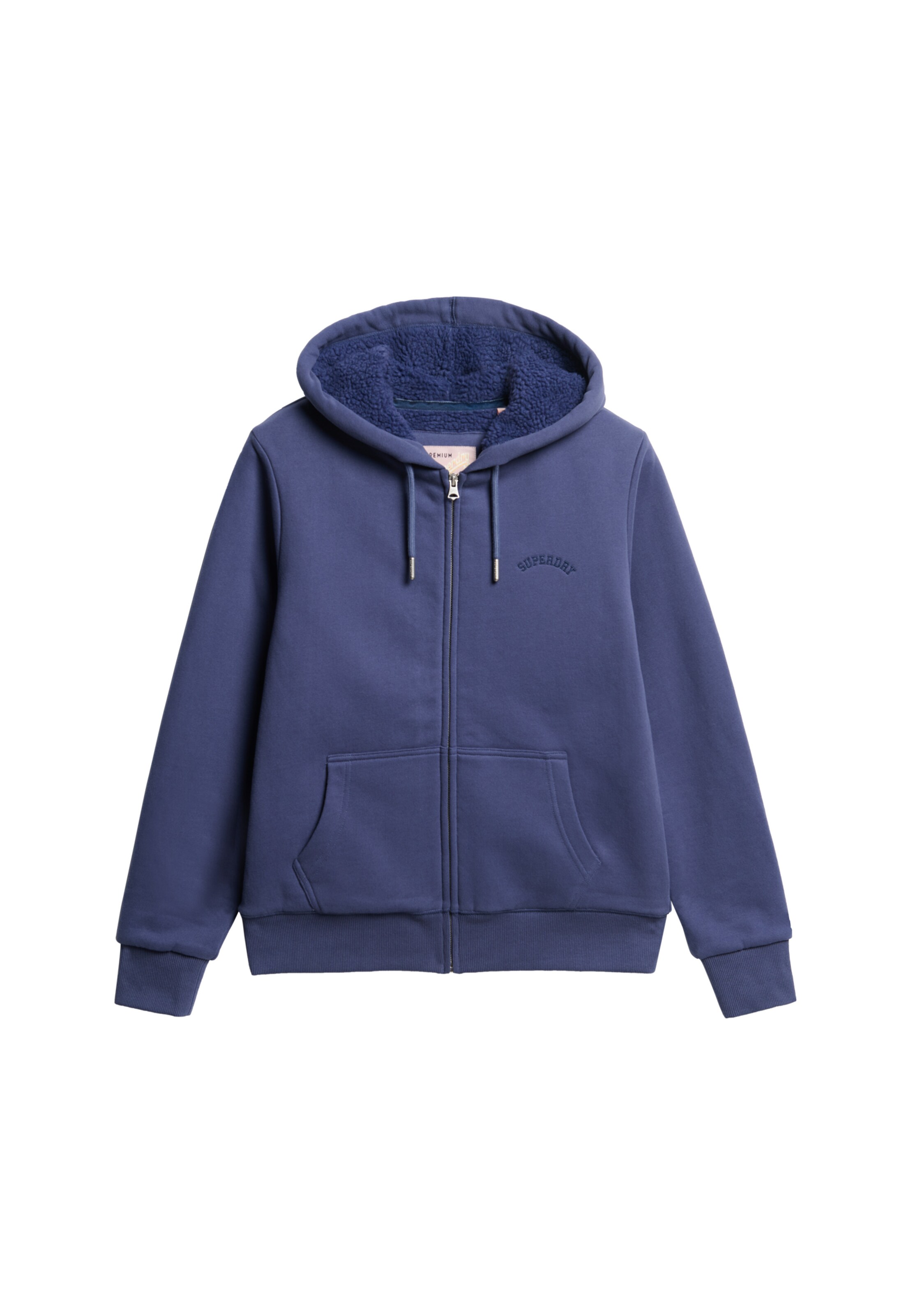 Superdry Sweatjacke in Blau: Vorderseite