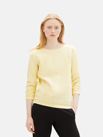 TOM TAILOR DENIM - Sweatshirt em amarelo