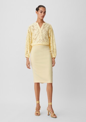 COMMA Skirt in Yellow: front