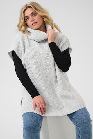 Cape 'Mala' KAFFE CURVE en gris