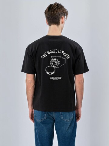 TEESHOPPEN Regular Fit Skjorte ' T-shirts ' i sort