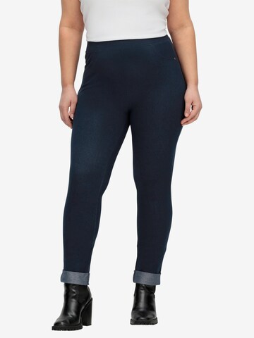 SHEEGO Slim fit Leggings in Blue: front