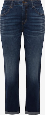 Ulla Popken Slim fit Jeans in Blue: front