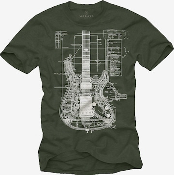 MAKAYA Shirt in Grün: Vorderseite