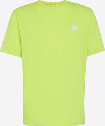ADIDAS PERFORMANCE Performance Shirt in Yellow: front