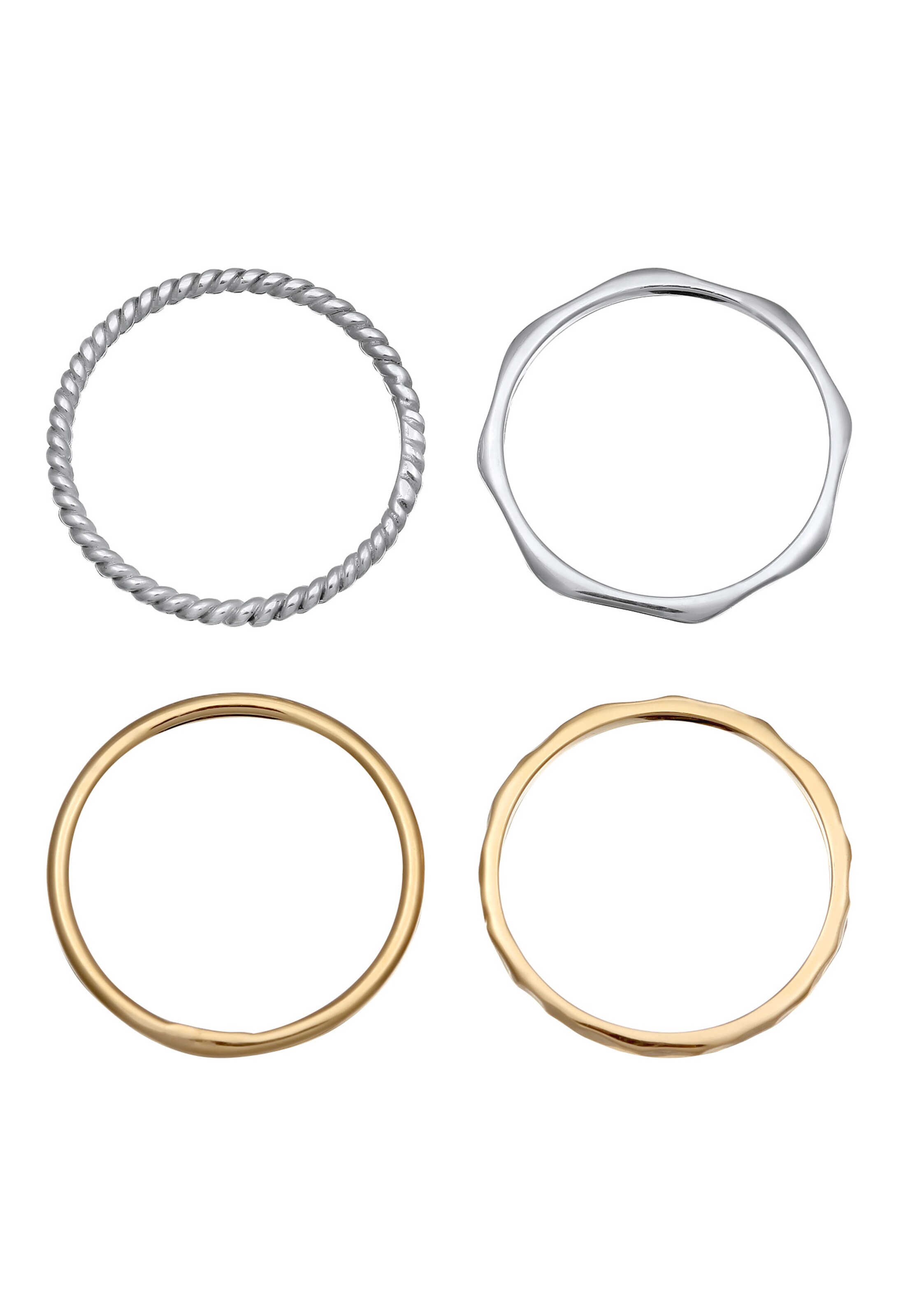 ELLI Gyűrűk 'Bi-Color' - arany