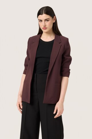 SOAKED IN LUXURY Blazer 'Shirley' in Braun: Vorderseite