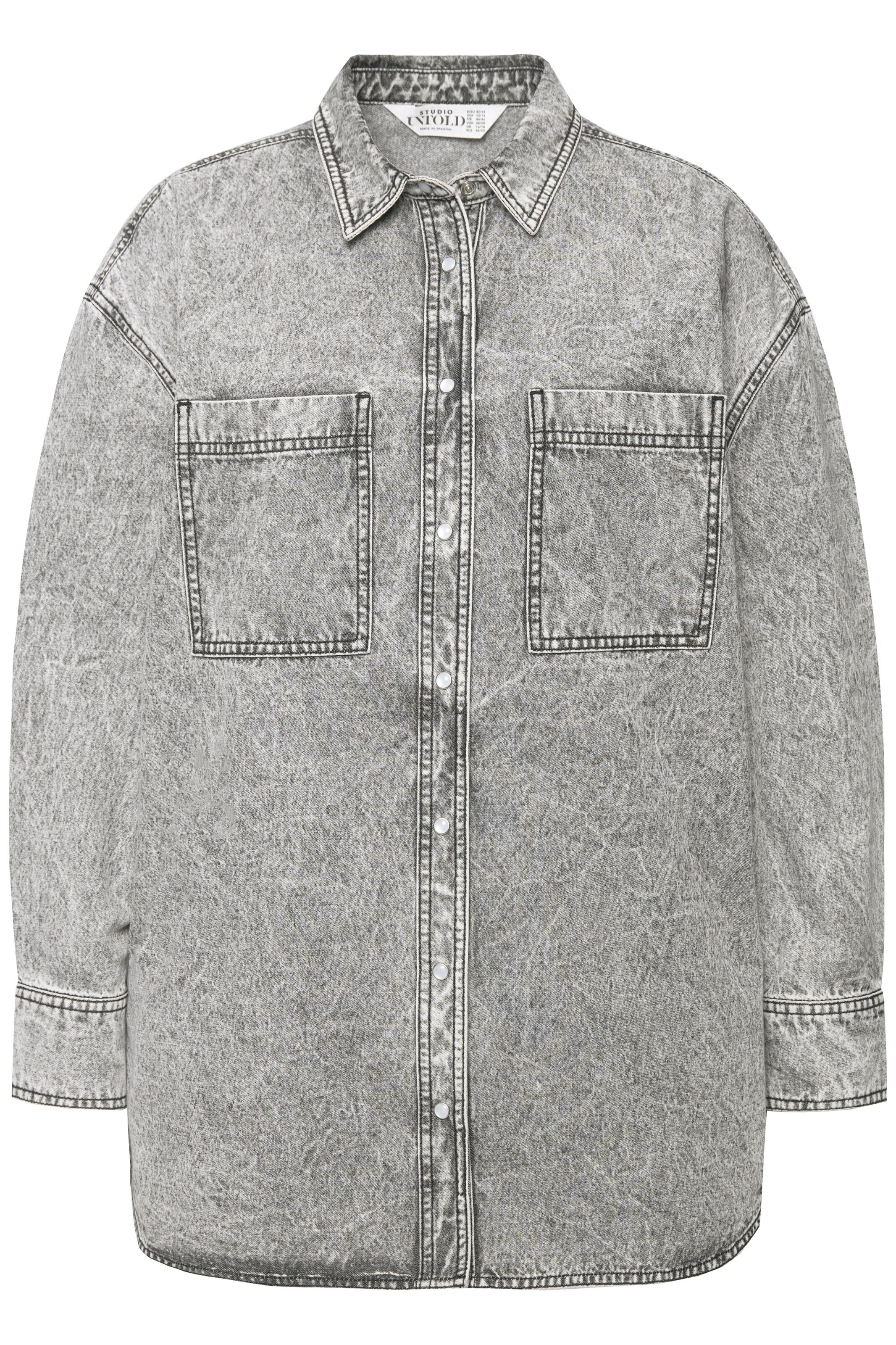 Chemisier Studio Untold en gris : devant