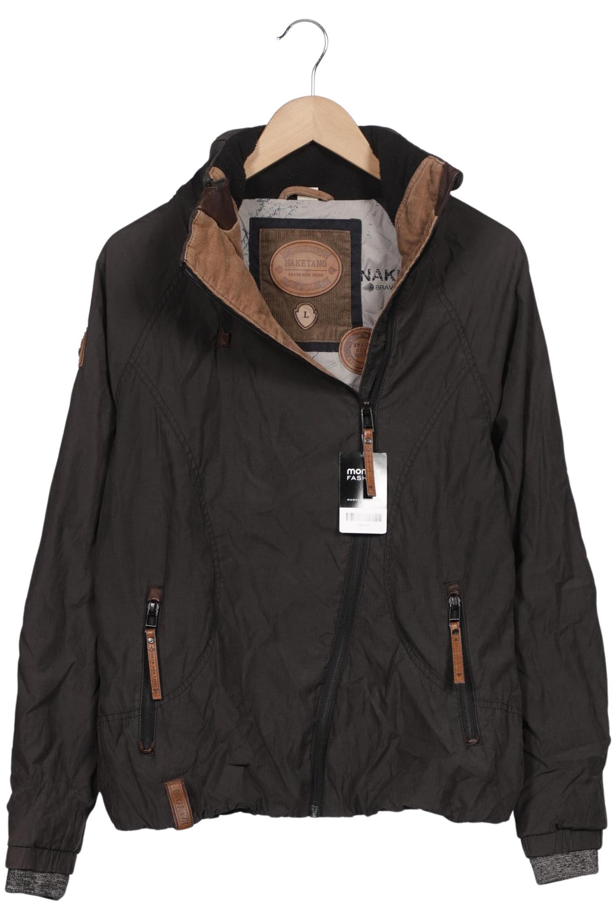 naketano Jacket & Coat in L in Brown: front
