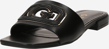 GUESS Klapki 'TARISHA' w kolorze czarny: przód