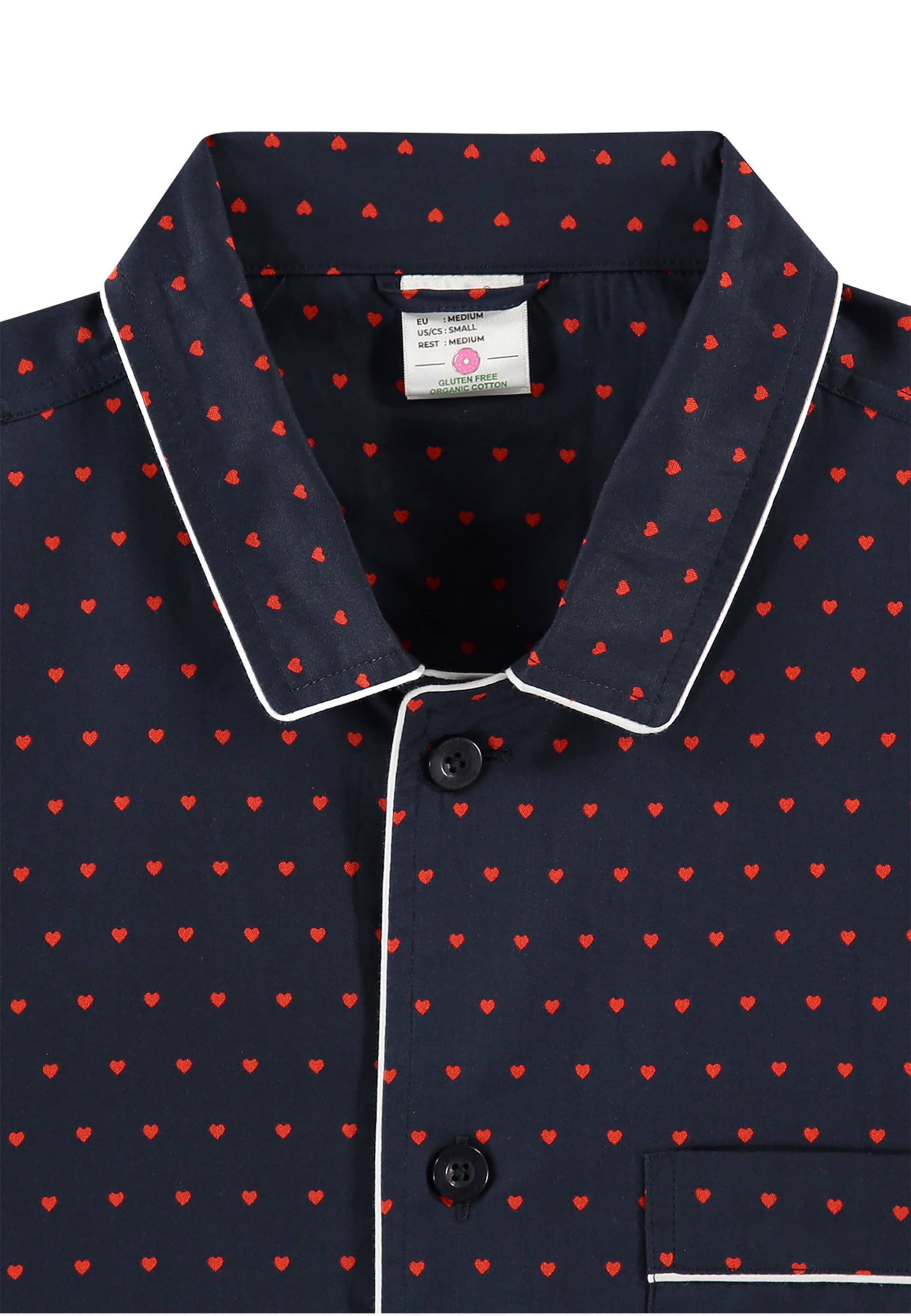 Pigiama lungo 'Luv' di Pockies in blu