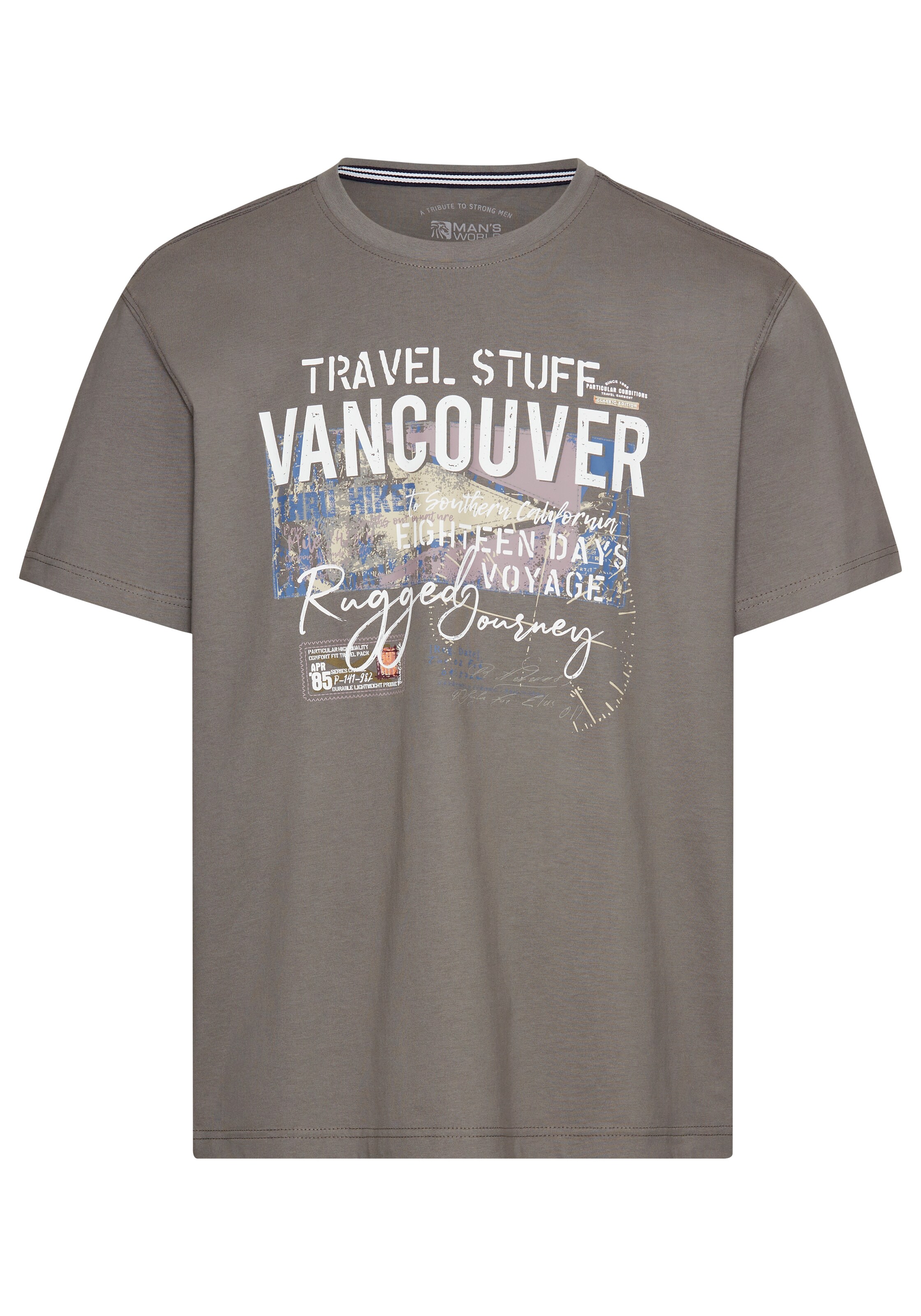 Man's World Shirt in Grey: front