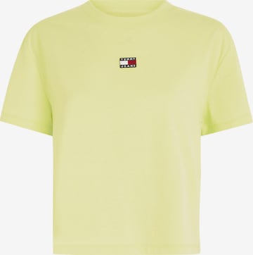 T-shirt 'Classic' Tommy Jeans en jaune : devant