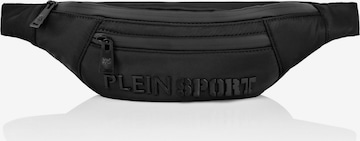 Plein Sport - Bolsa de cintura 'Fanny' em preto: frente