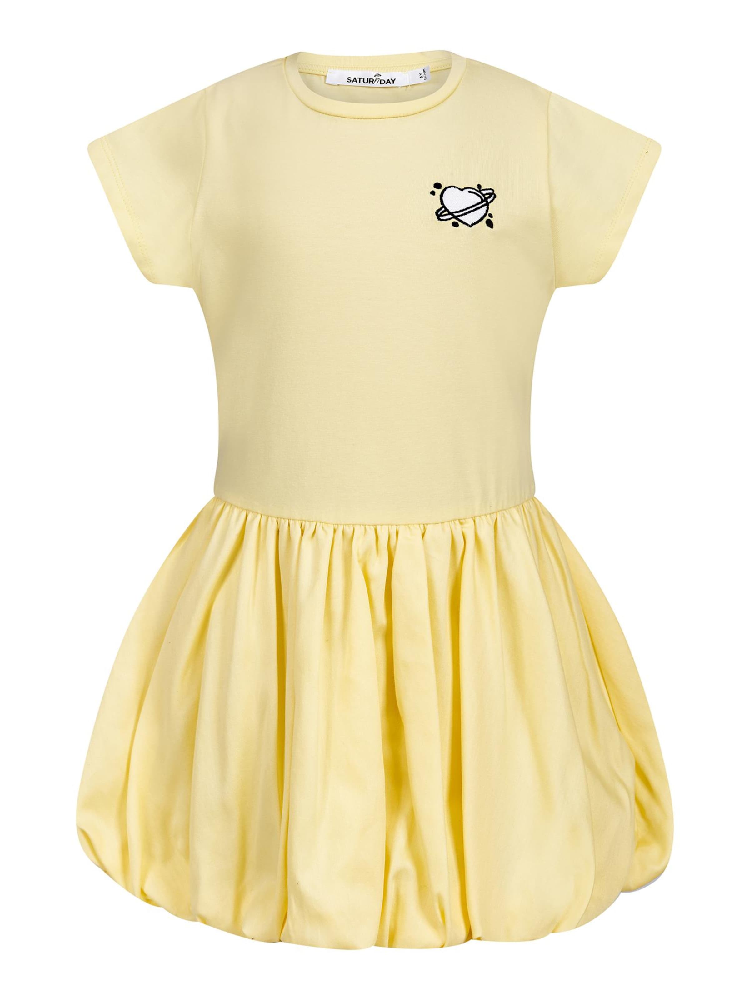 SATURNDAY Kleid 'Balloon' in Gelb: Vorderseite