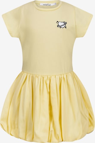 SATURNDAY Kleid 'Balloon' in Gelb: Vorderseite