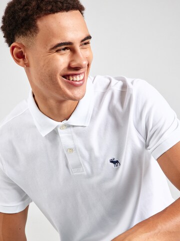 Abercrombie & Fitch Poloshirt in Weiß