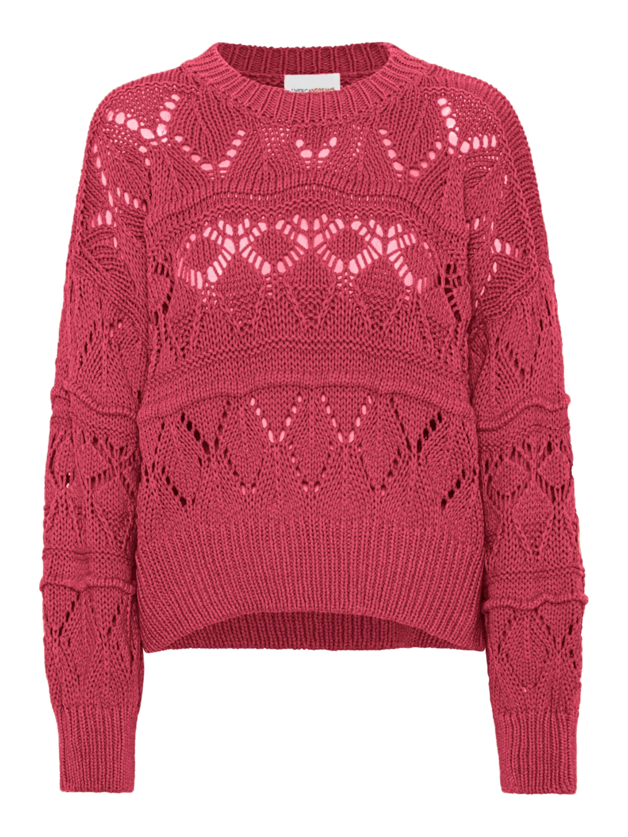 Pull-over 'Cassie' americandreams en rouge : devant