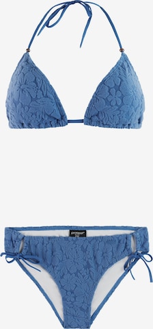 PROTEST Triangel Bikini 'PRTFiction' in Blau: Vorderseite
