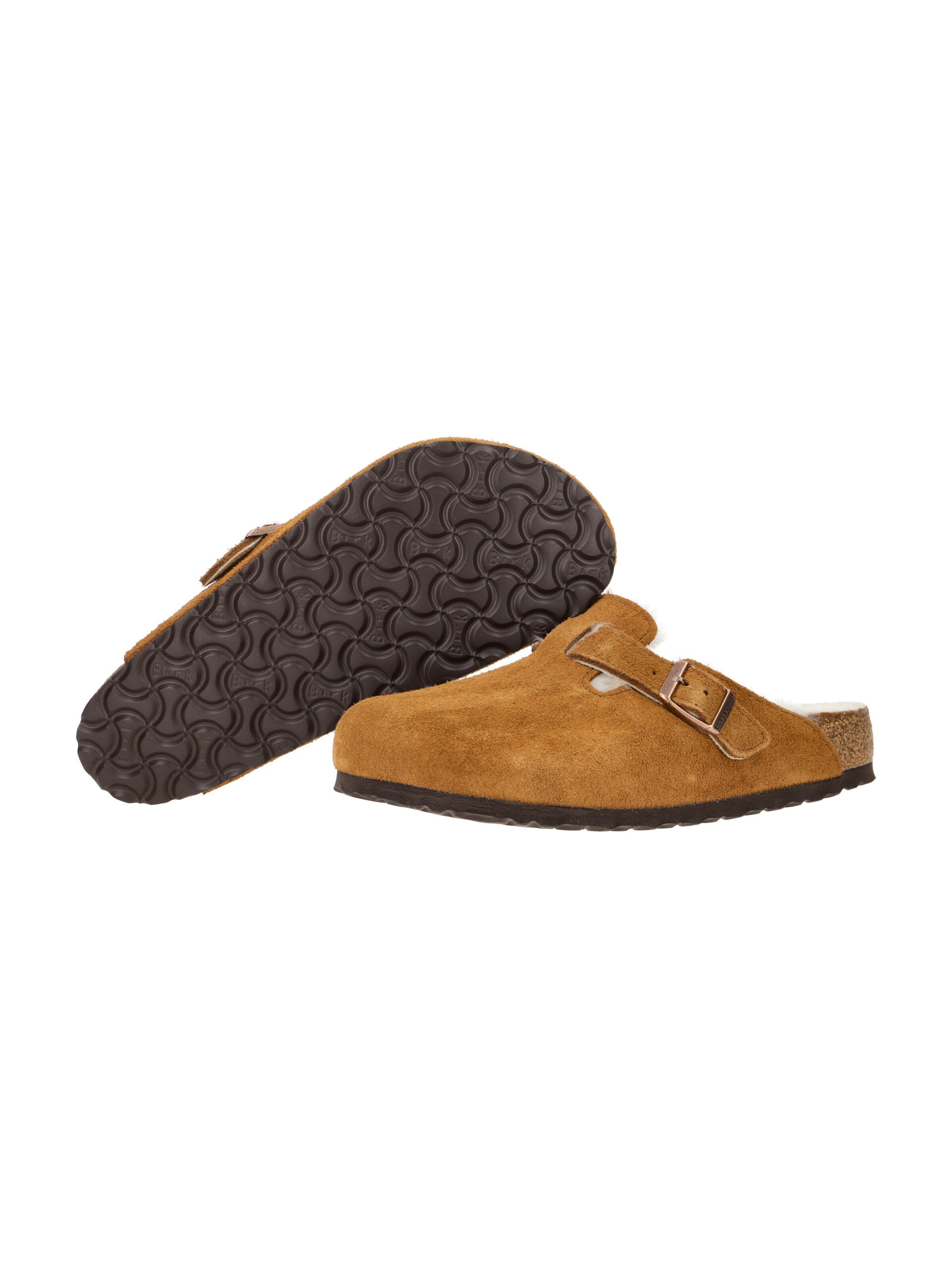 BIRKENSTOCK Mules 'Boston Shearling' in Brown