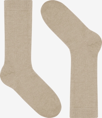 normani Socks in Beige: front