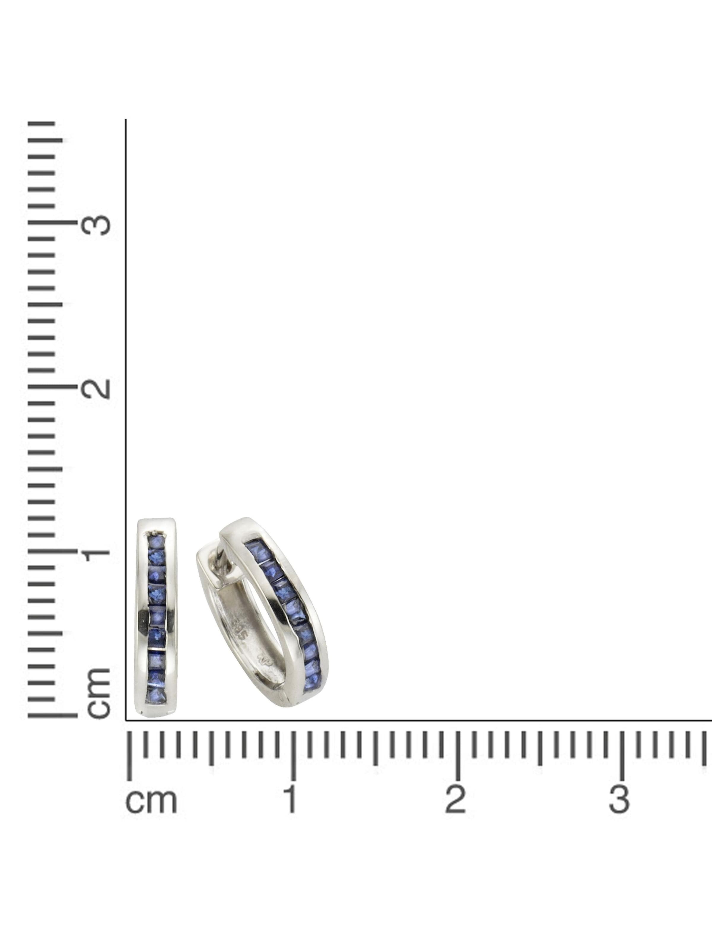 Boucles d'oreilles Fascination by Ellen K. en argent : devant