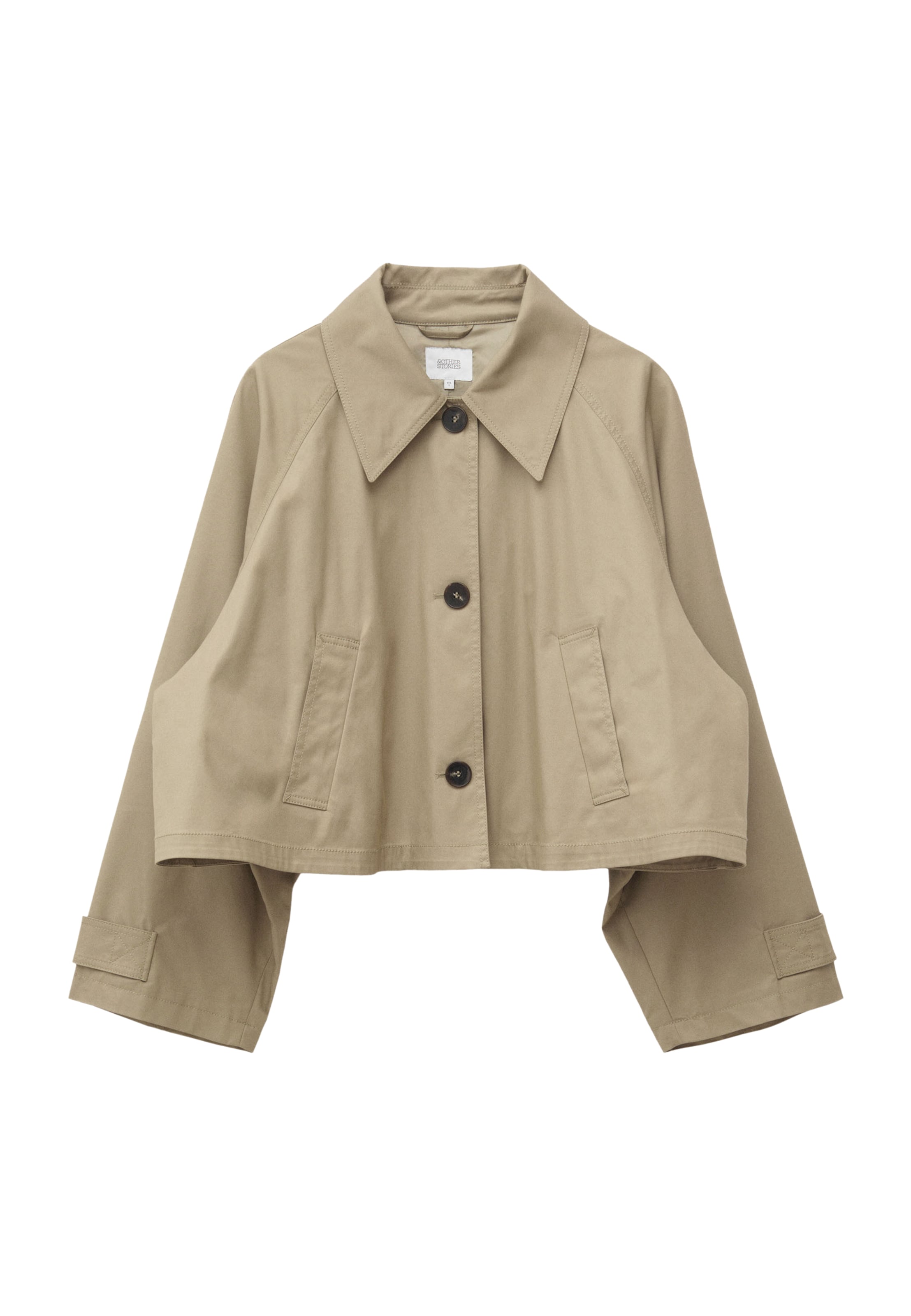 & Other Stories Overgangsjakke i XS i beige, Produktvisning