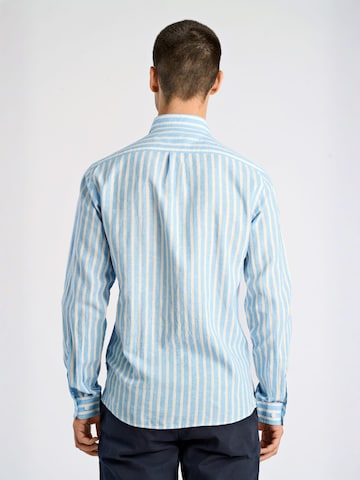 Coupe regular Chemise Lindbergh en bleu
