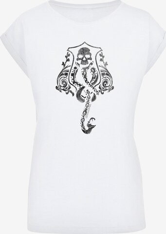 T-shirt 'Harry Potter Dark Mark' F4NT4STIC en blanc : devant